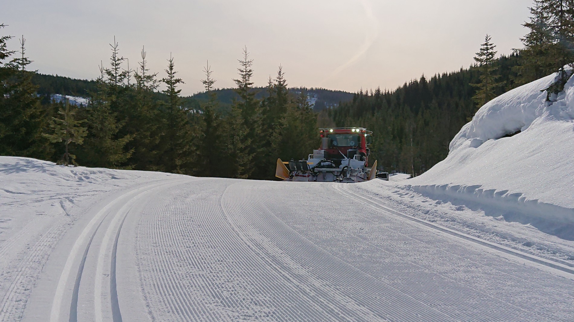Fantastisk fine forhold i rundløypa Bukkelia - Snellingen - Brovoll