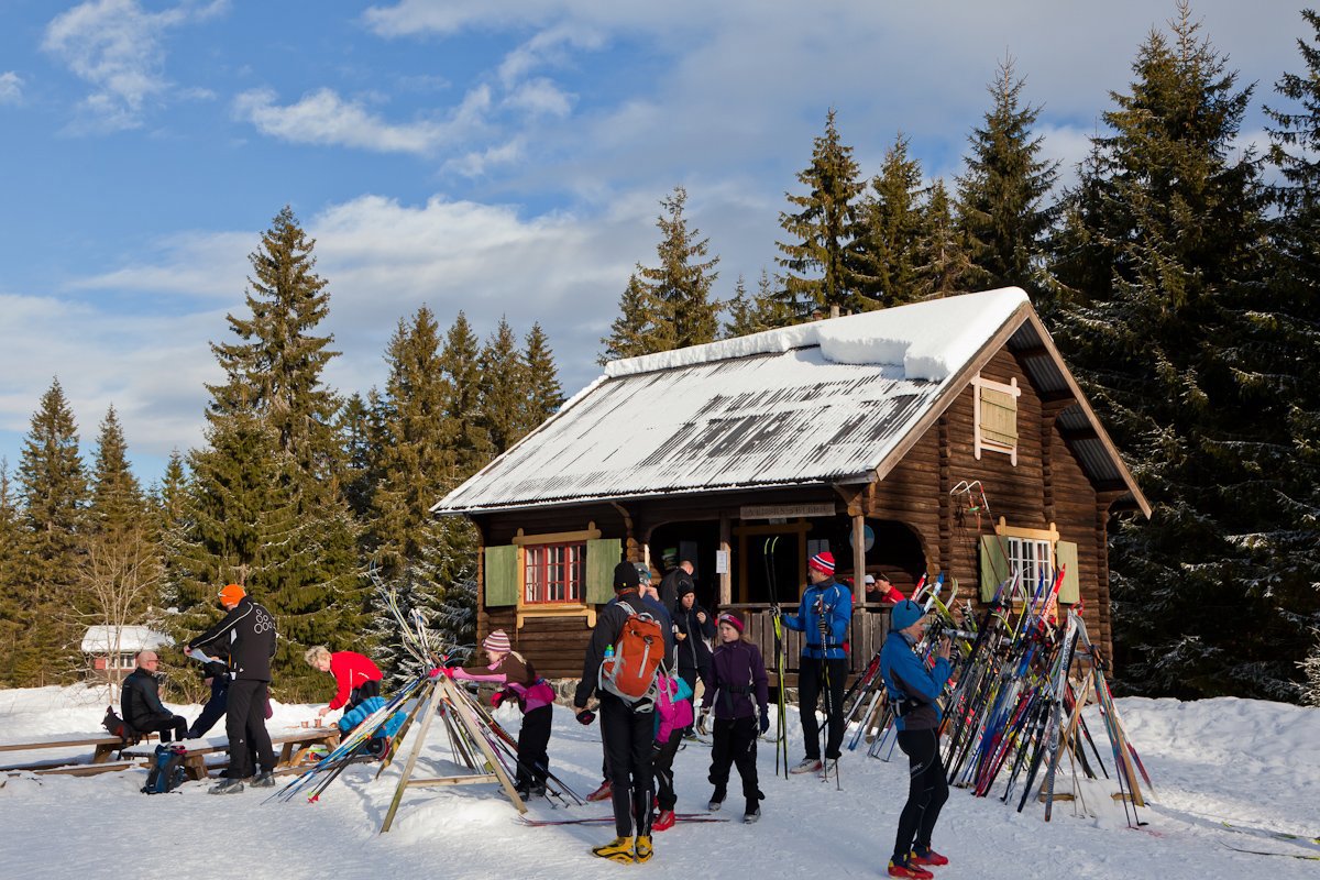 Februarsøndag på Vensåsseter