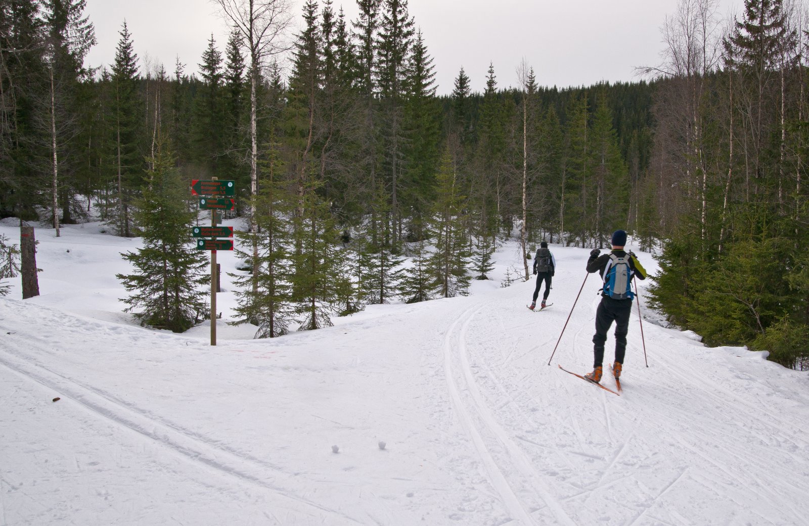 Fin prepping på veien