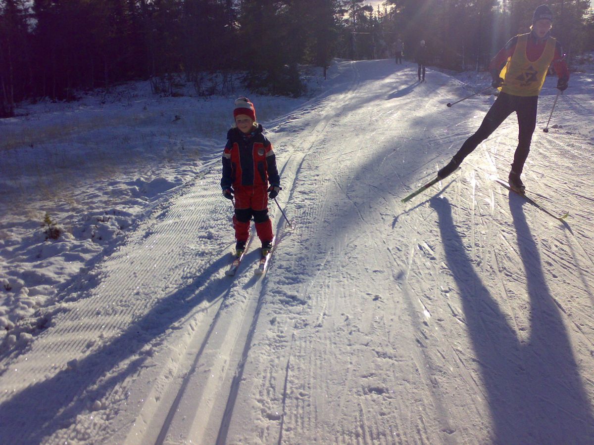 Fine forhold i løypene på Lygna skisenter