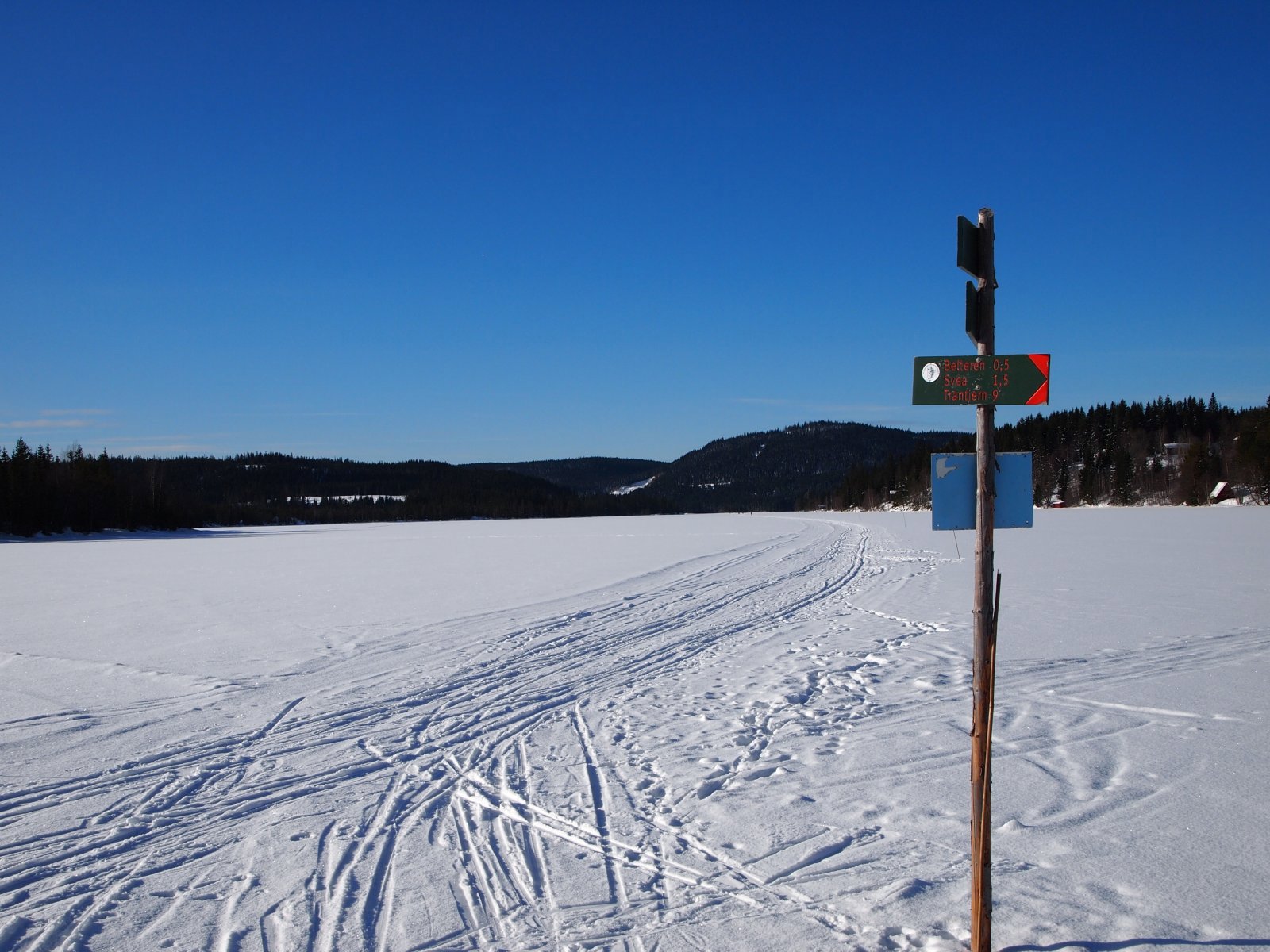 Fine forhold over Mylla i dag