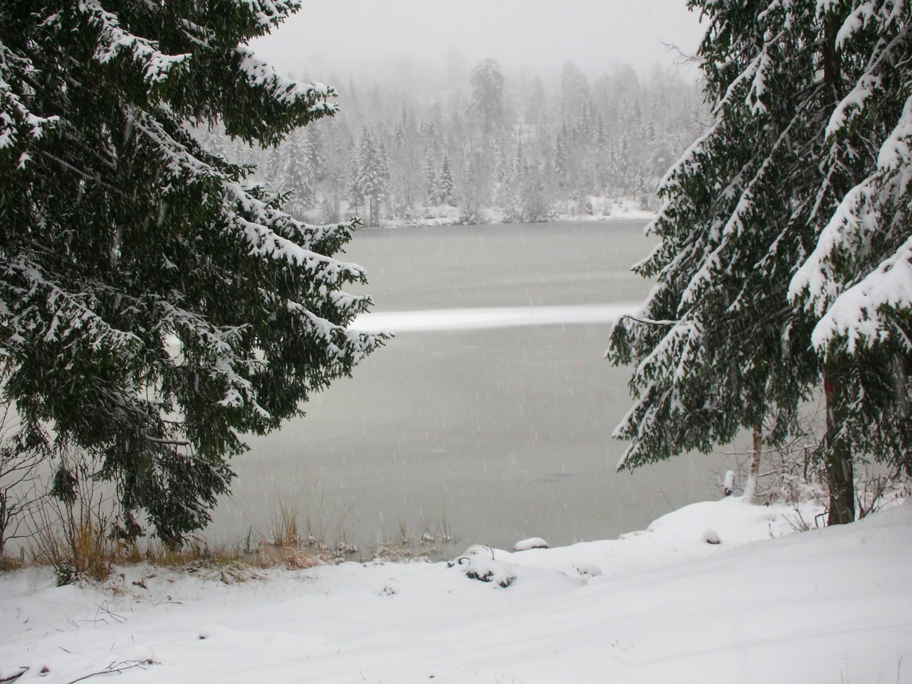 Finntjern klargjør for vinteren