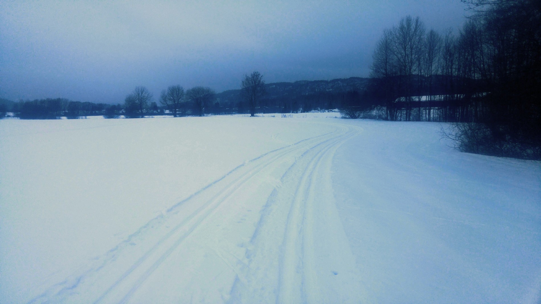 Fint føre ved Vøyen gård