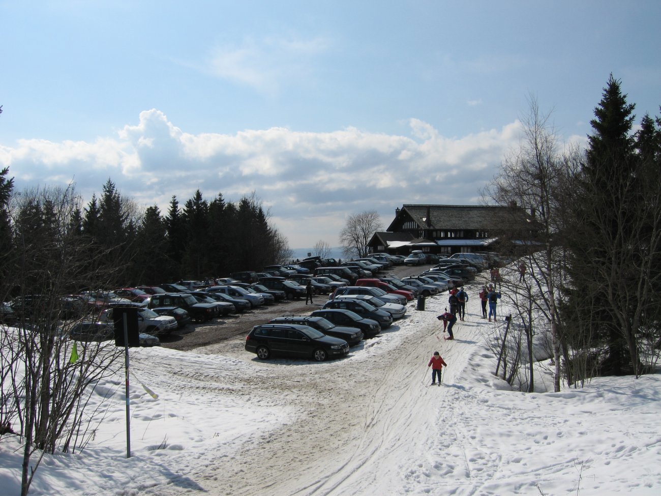 Fint påskeføre fra Frognerseteren