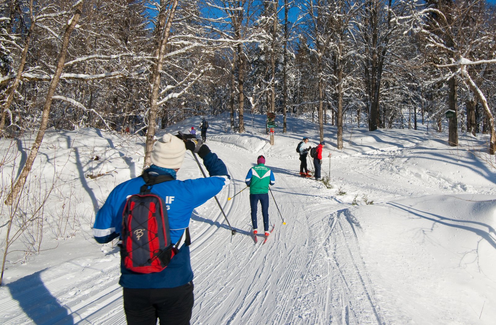 Flott vinterdag ved Gullsmeden