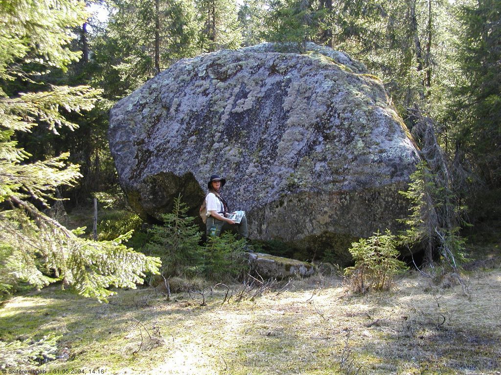 Flyttblokk ved Steinvollseter