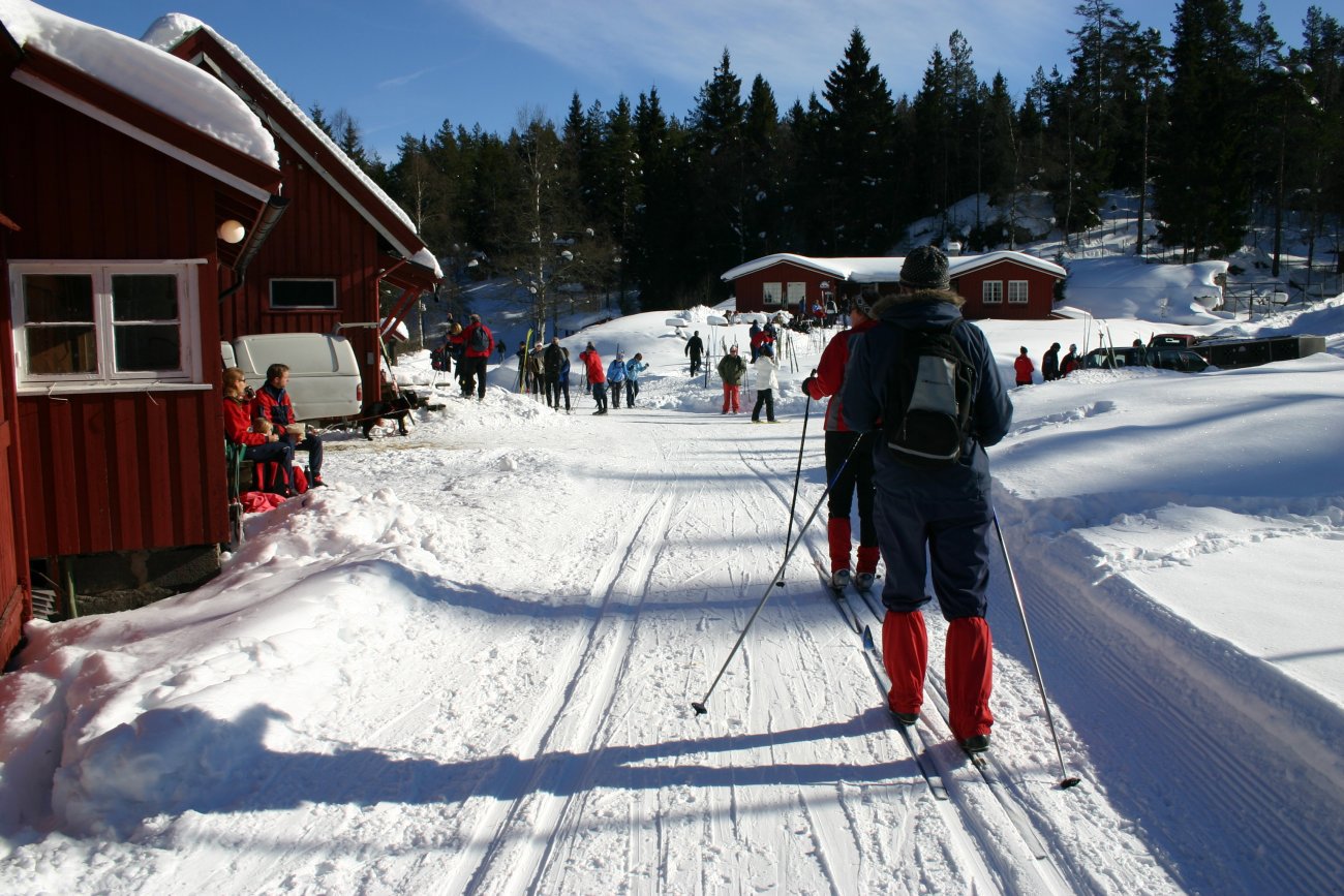 Folksomt på Skjelbreia