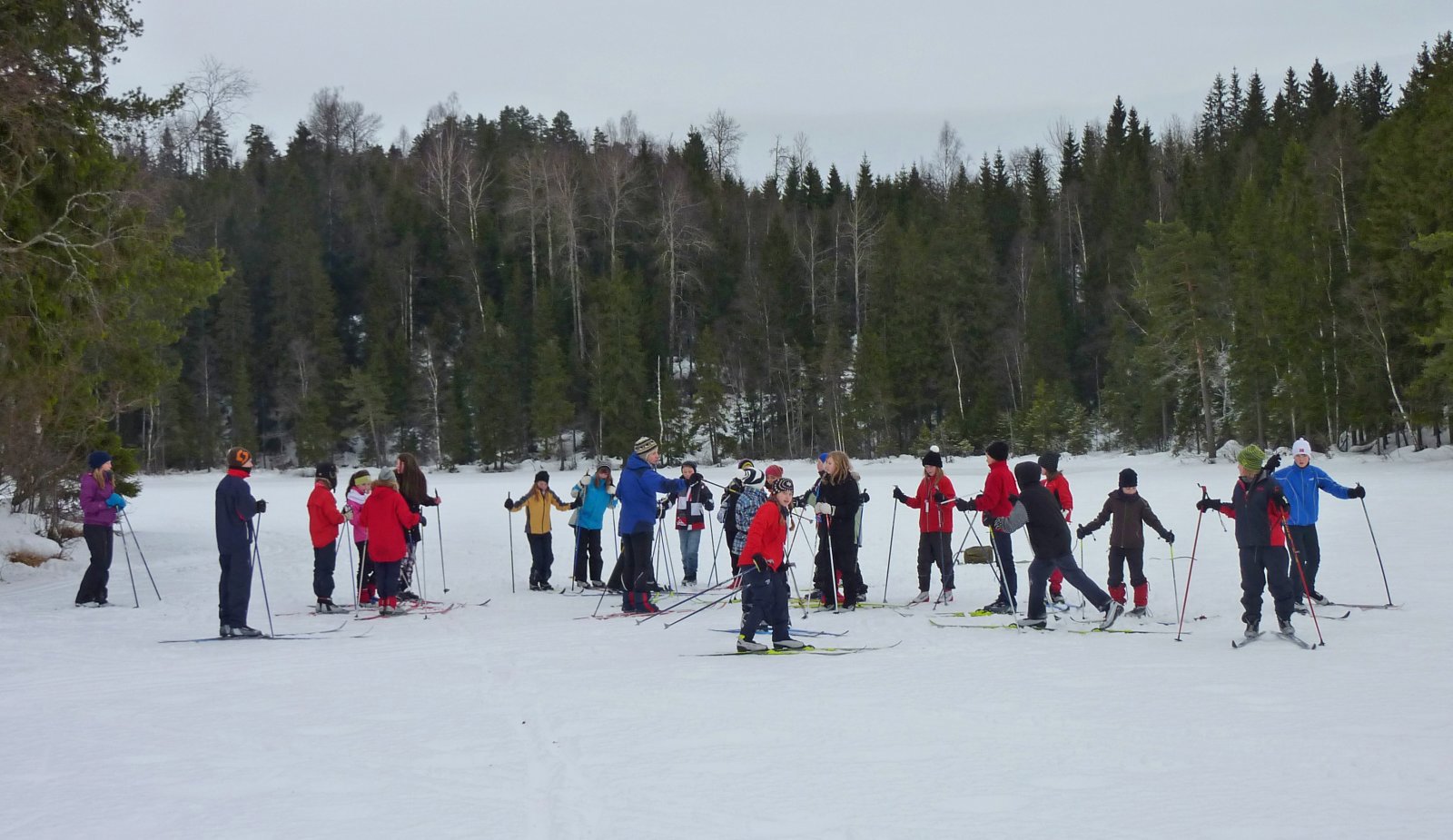 Folksomt på Steinsjøen
