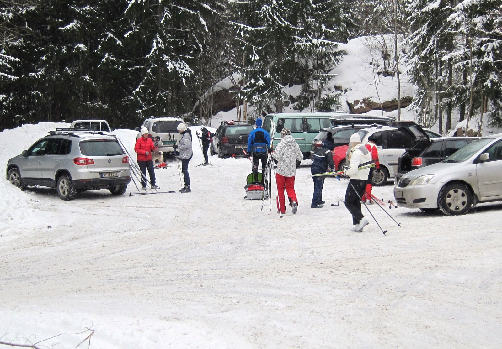 Folksomt ved Grytnesbommen