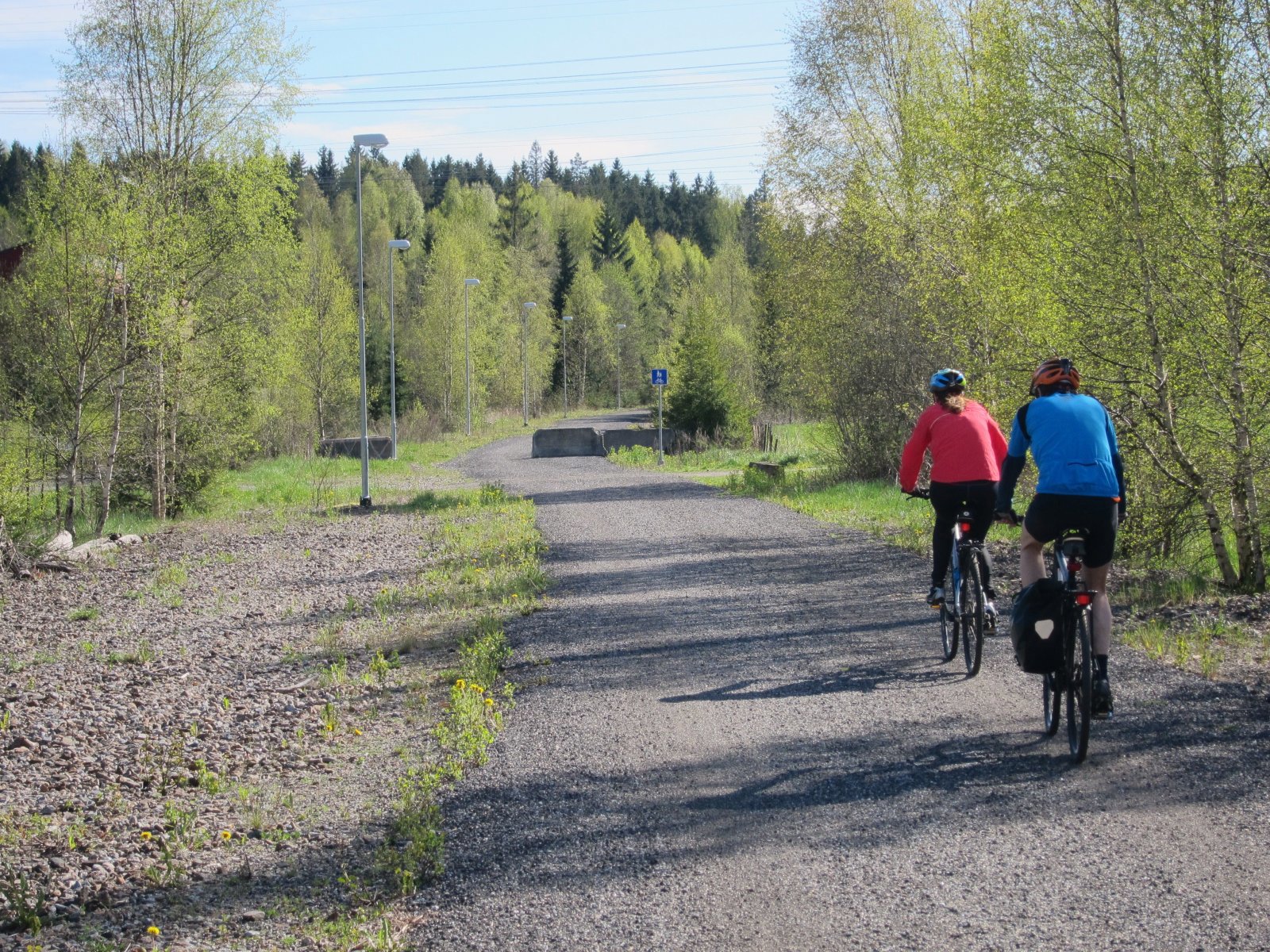 Før tog - nå sykkel