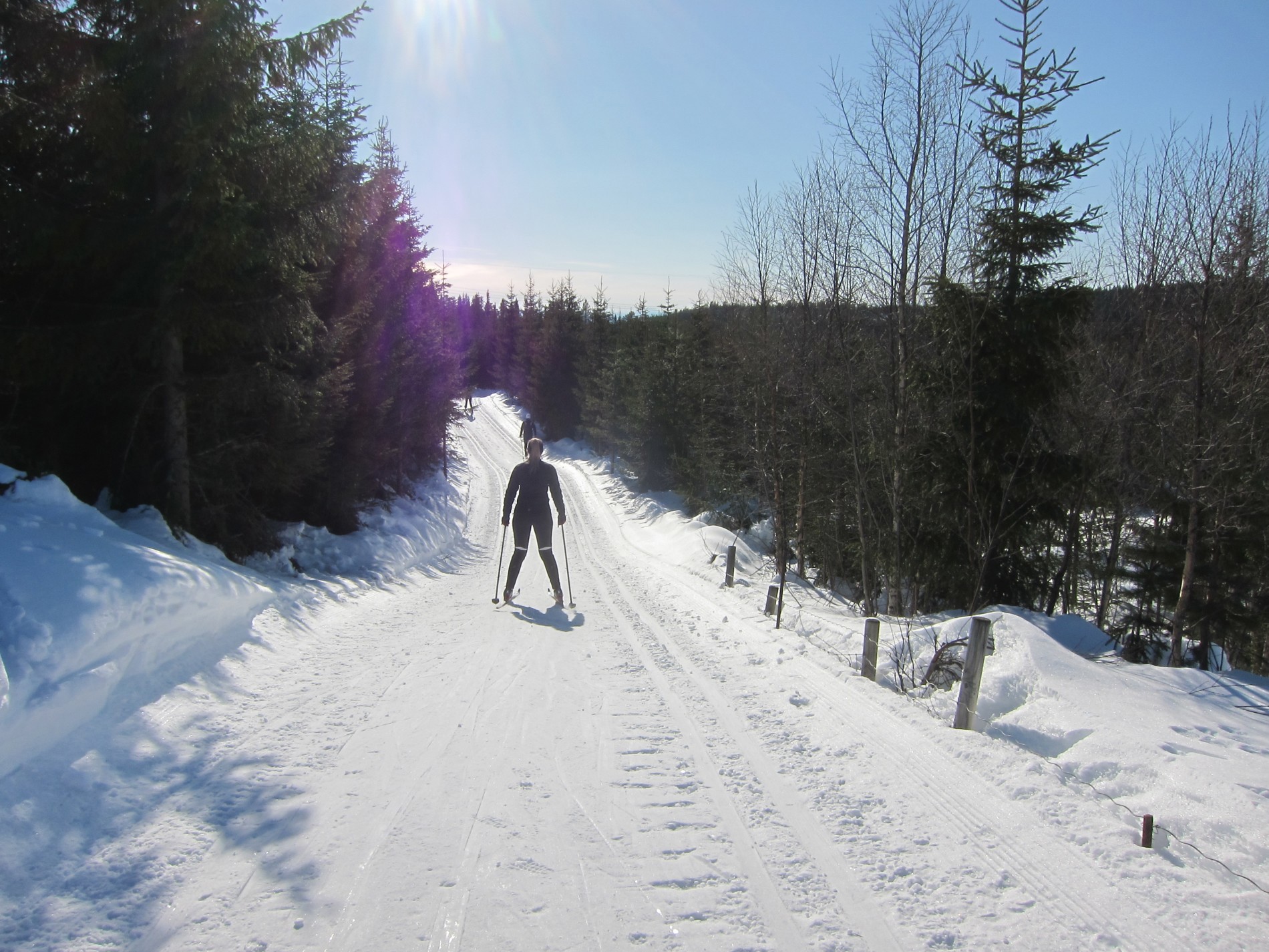 Første bakke mot Lygnalia
