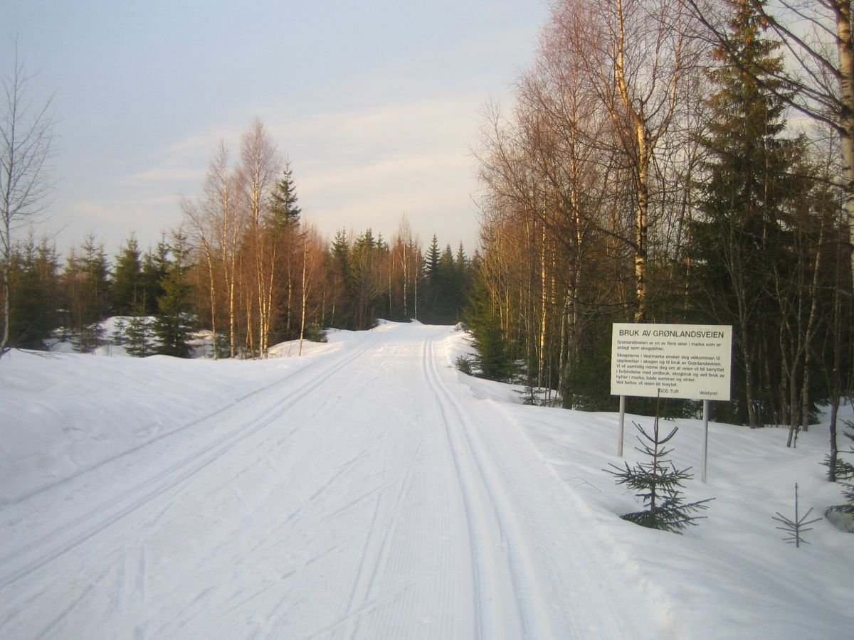 Fortsatt flotte skiforhold i Grønlandsveien