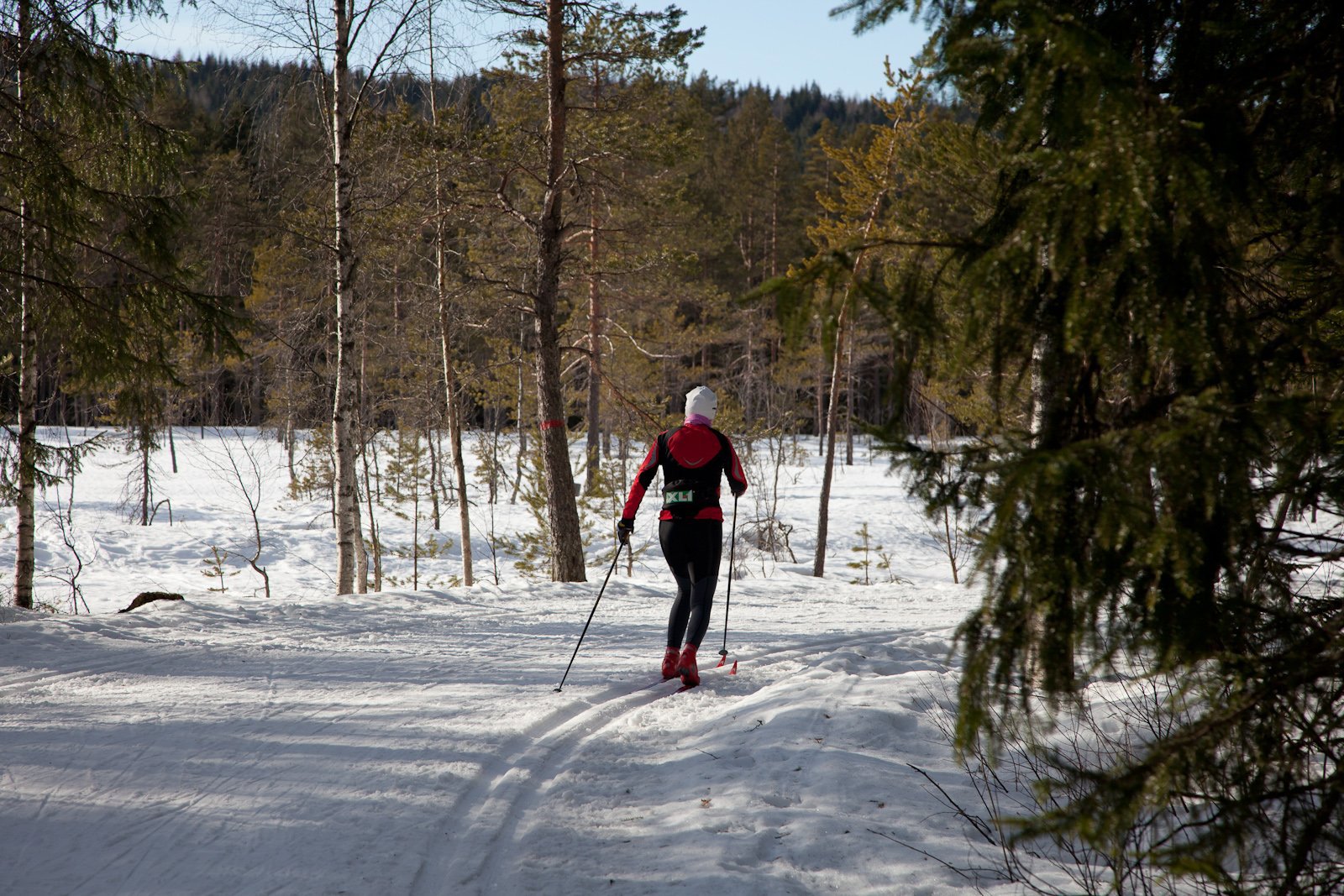 Fortsatt greie skiforhold i Vestmarka