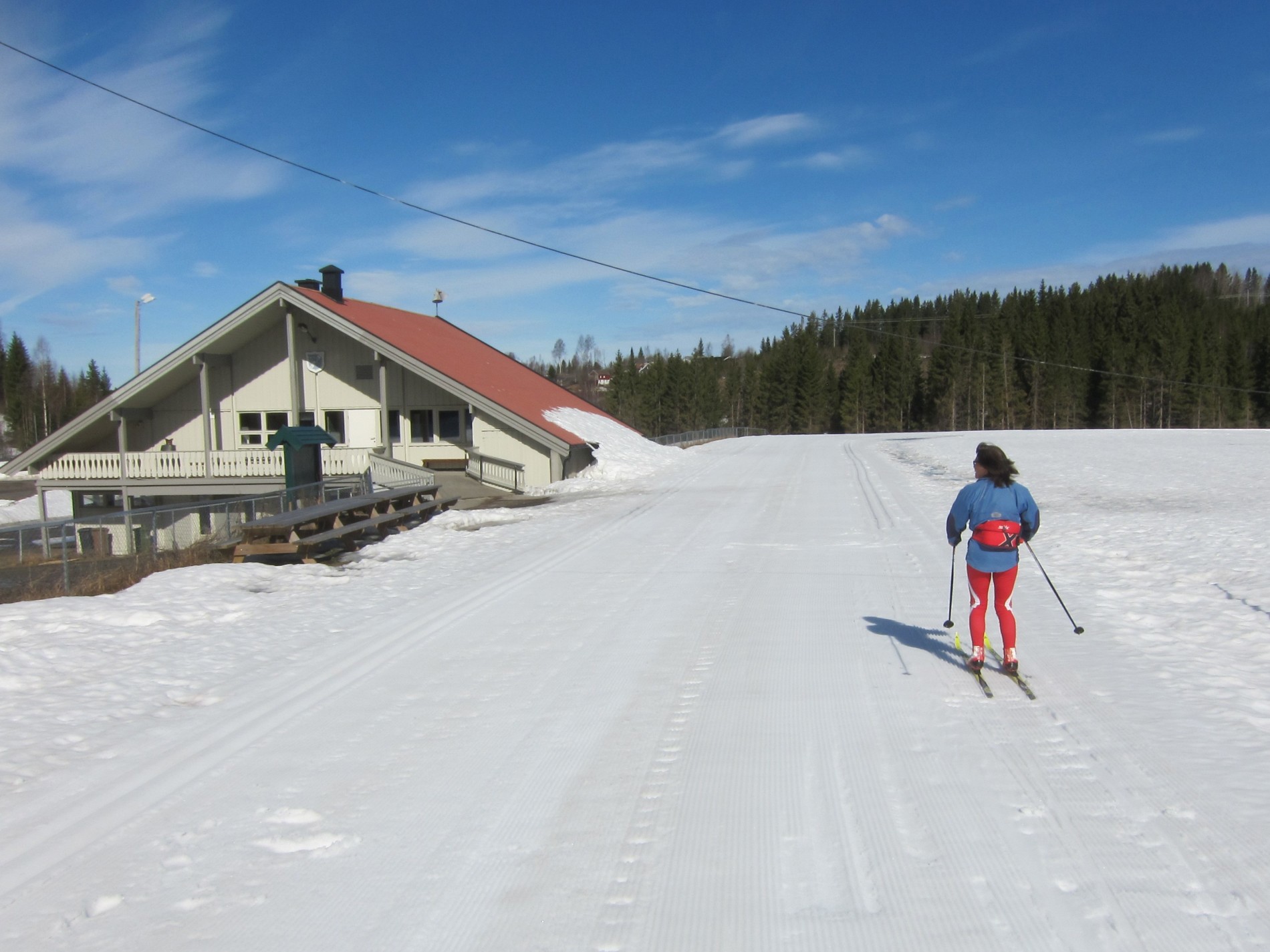 Fortsatt skiføre på Myrskogen
