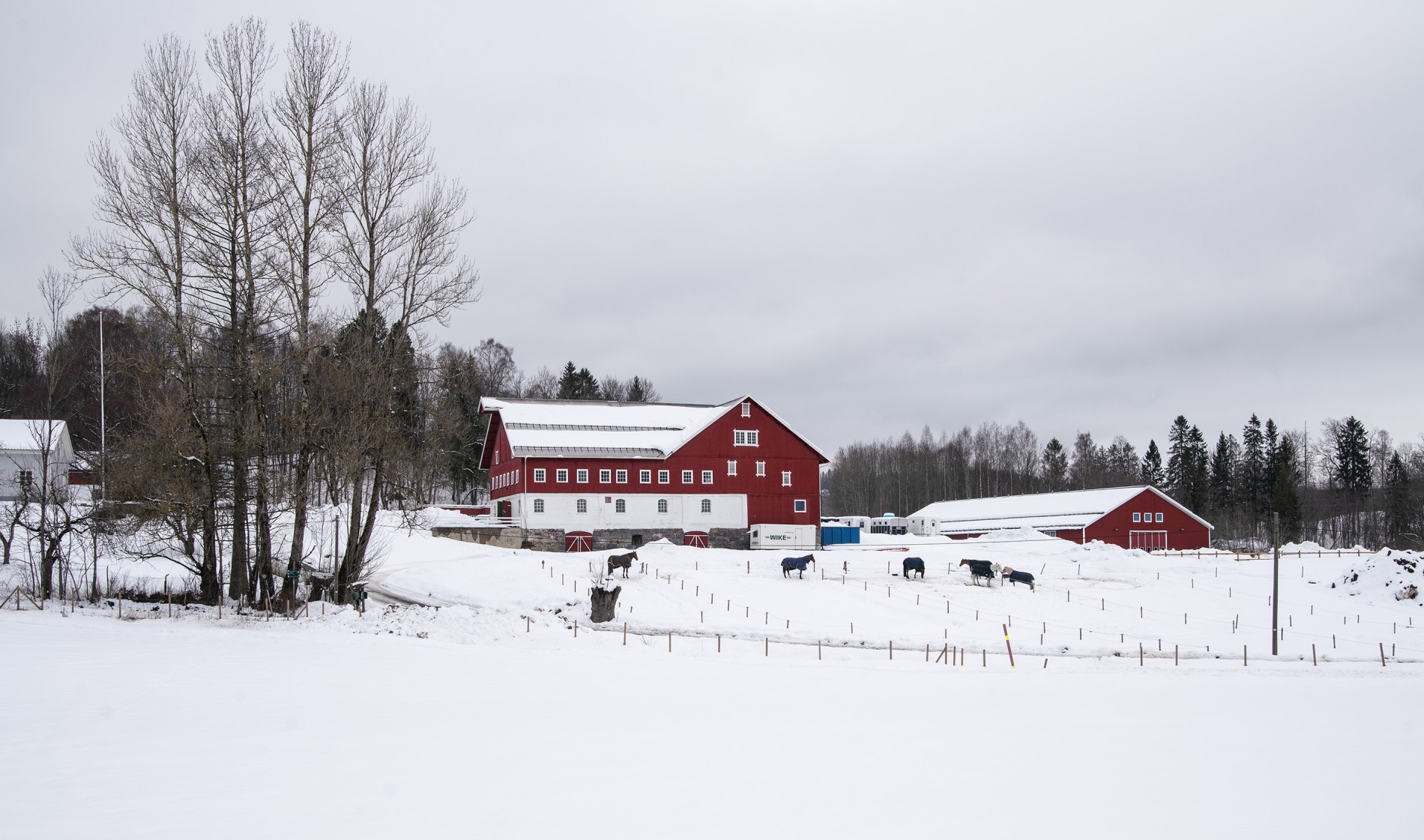 Fortsatt vinterlig ved Store Berg