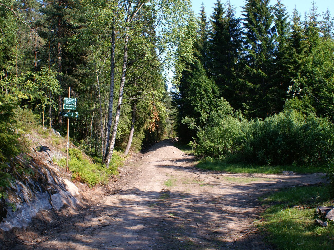 Fra Gamle Trondheimsvei mot Oldtidsveien