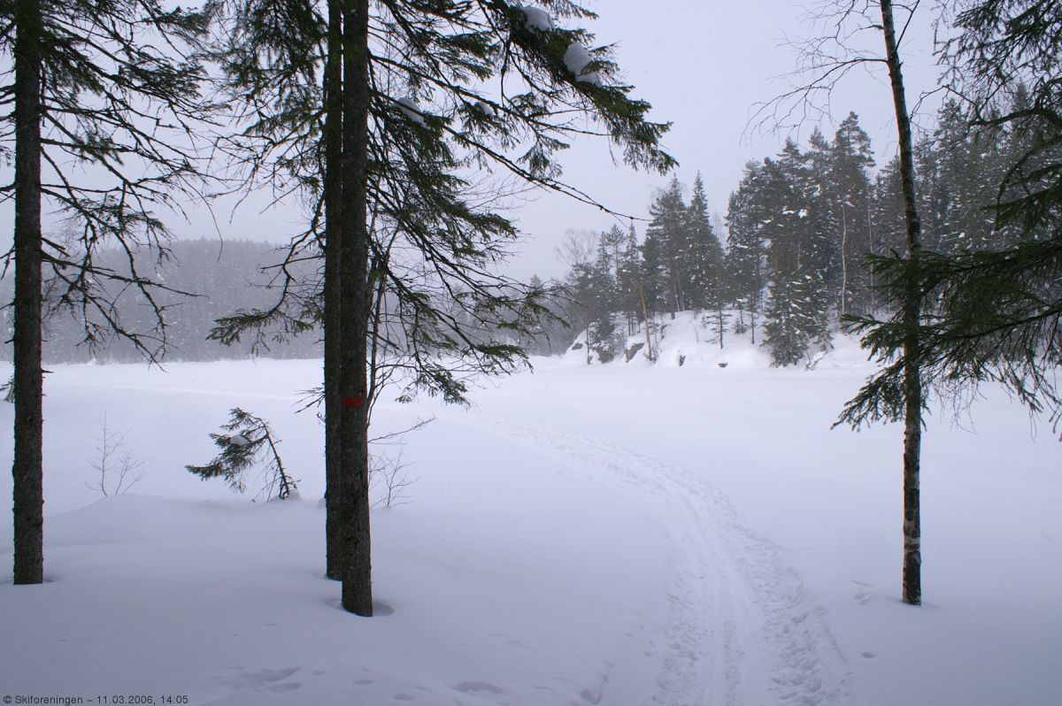 Fra sydenden av Tappenbergvann
