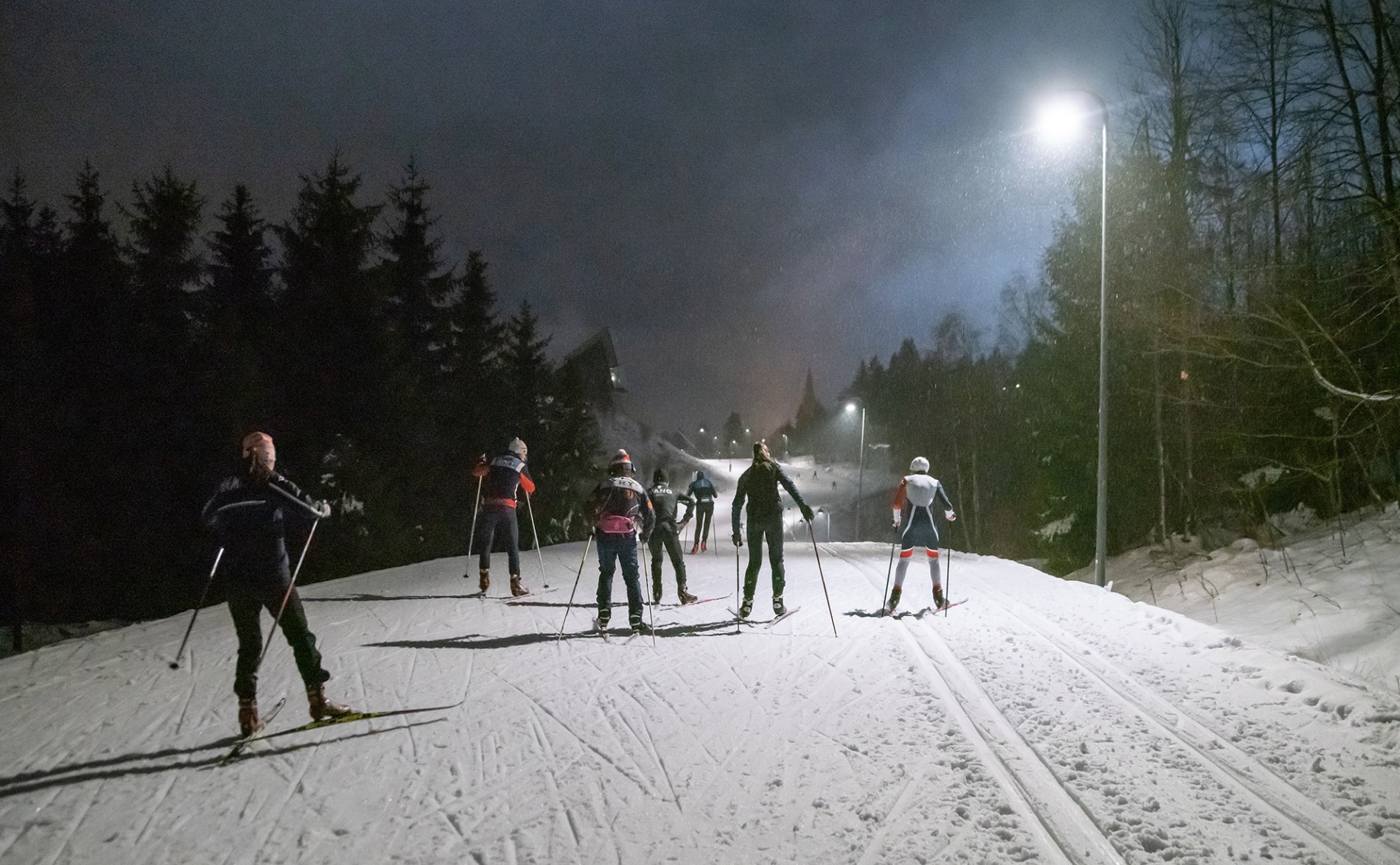 Fristilstrening i Holmenkollen