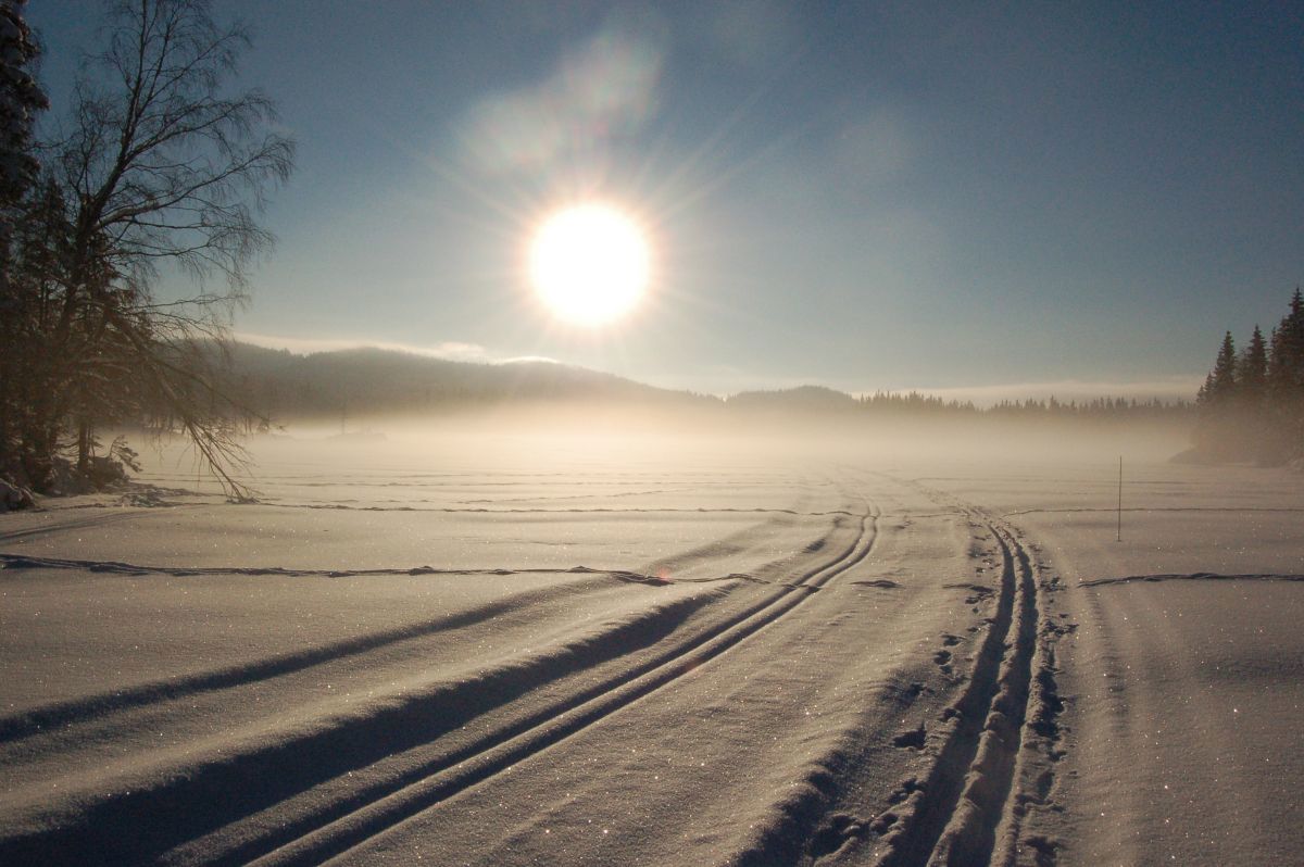 Frostrøyk over Katnosa