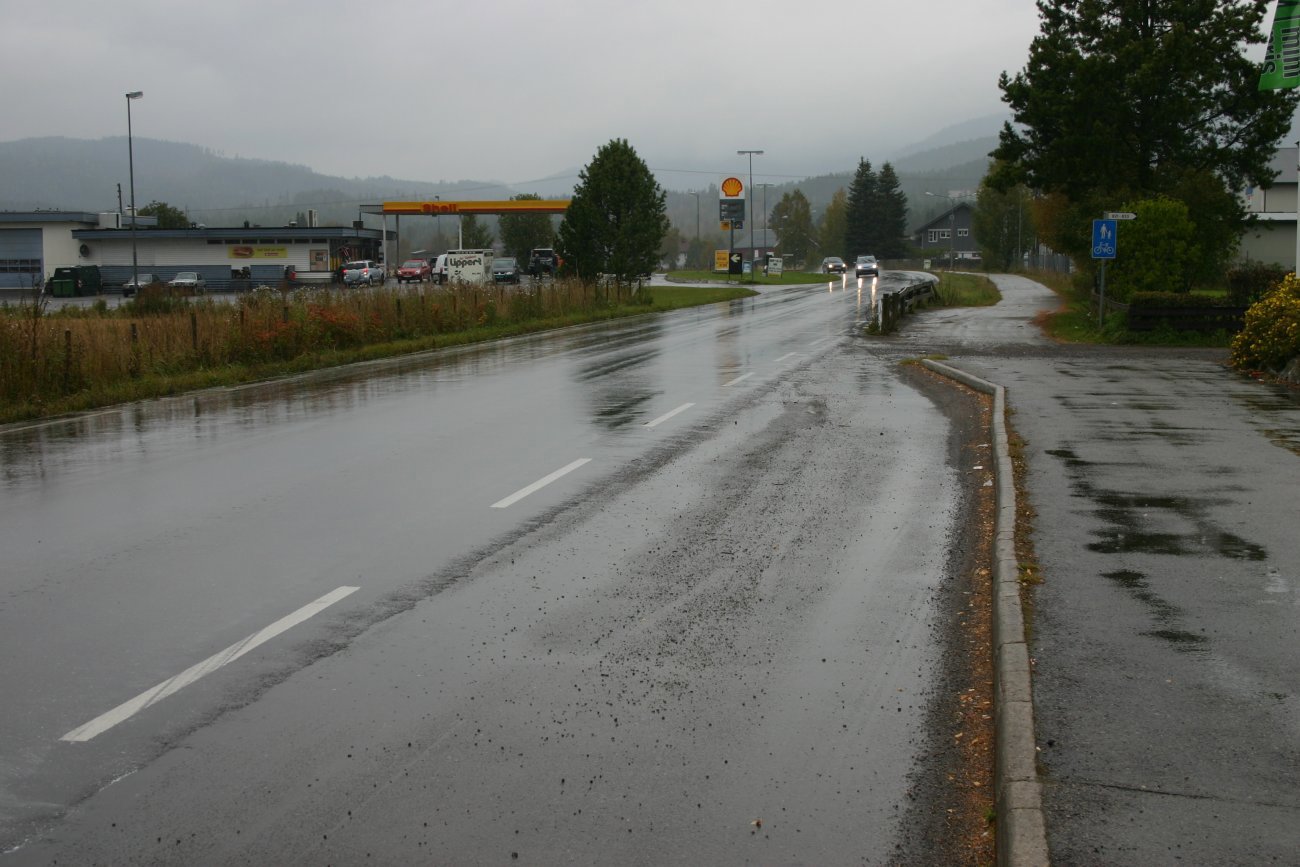 Fuktig dag på Harestua