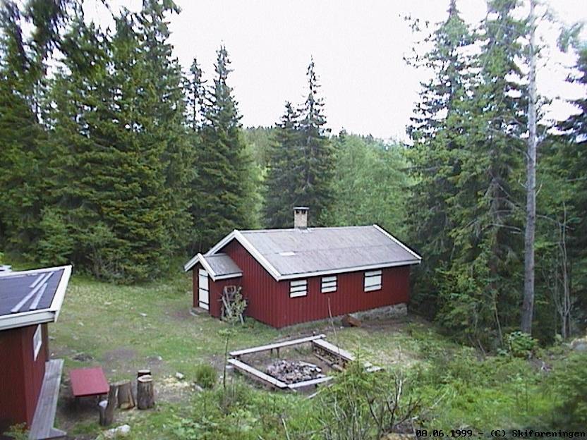 Gammel skihytte ved Bjordammen