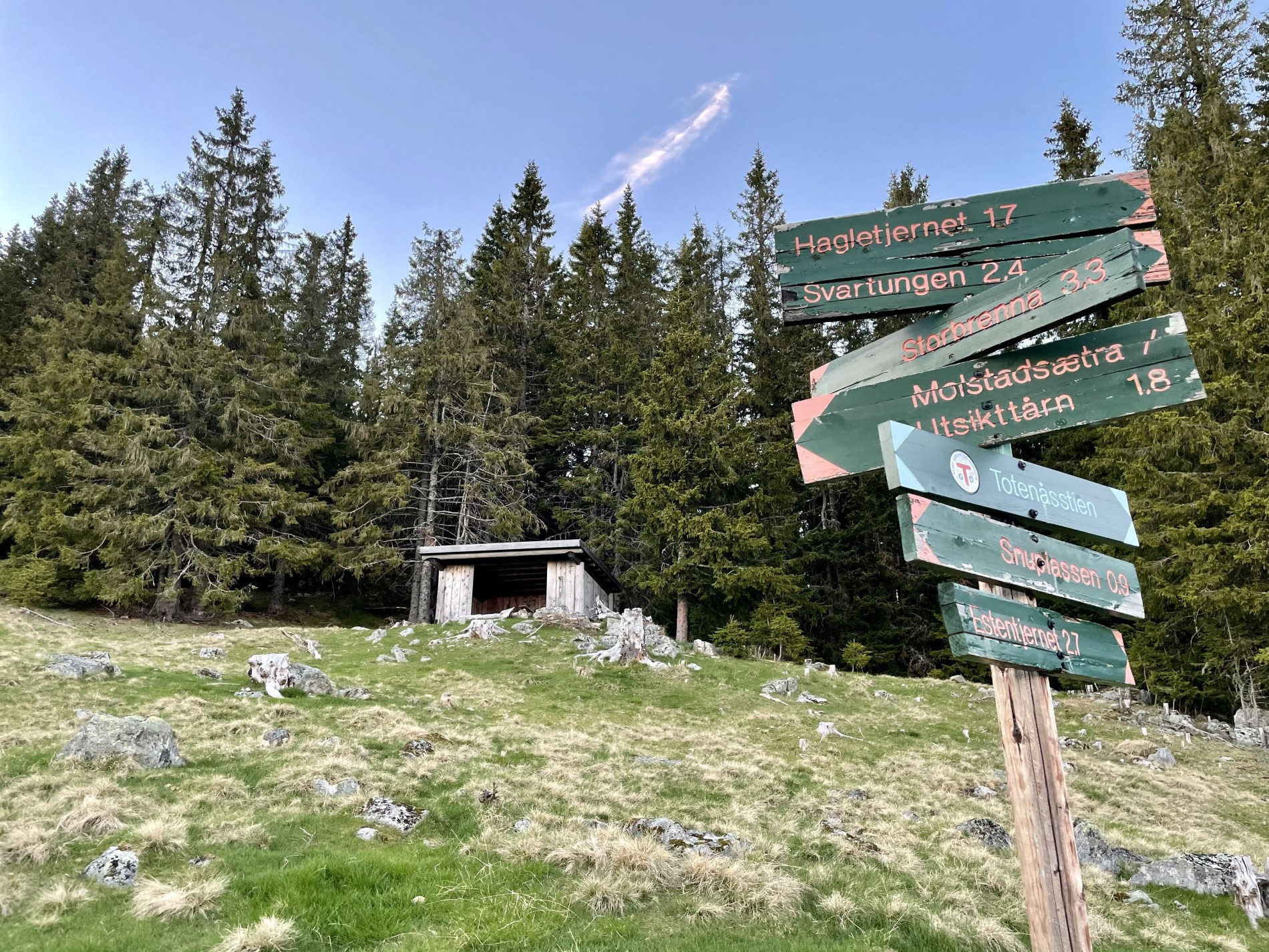 Gapahuken ved Vollumssætra