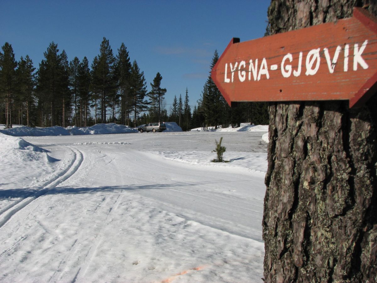 Gjøvik-Oslo traseen over Åstjern