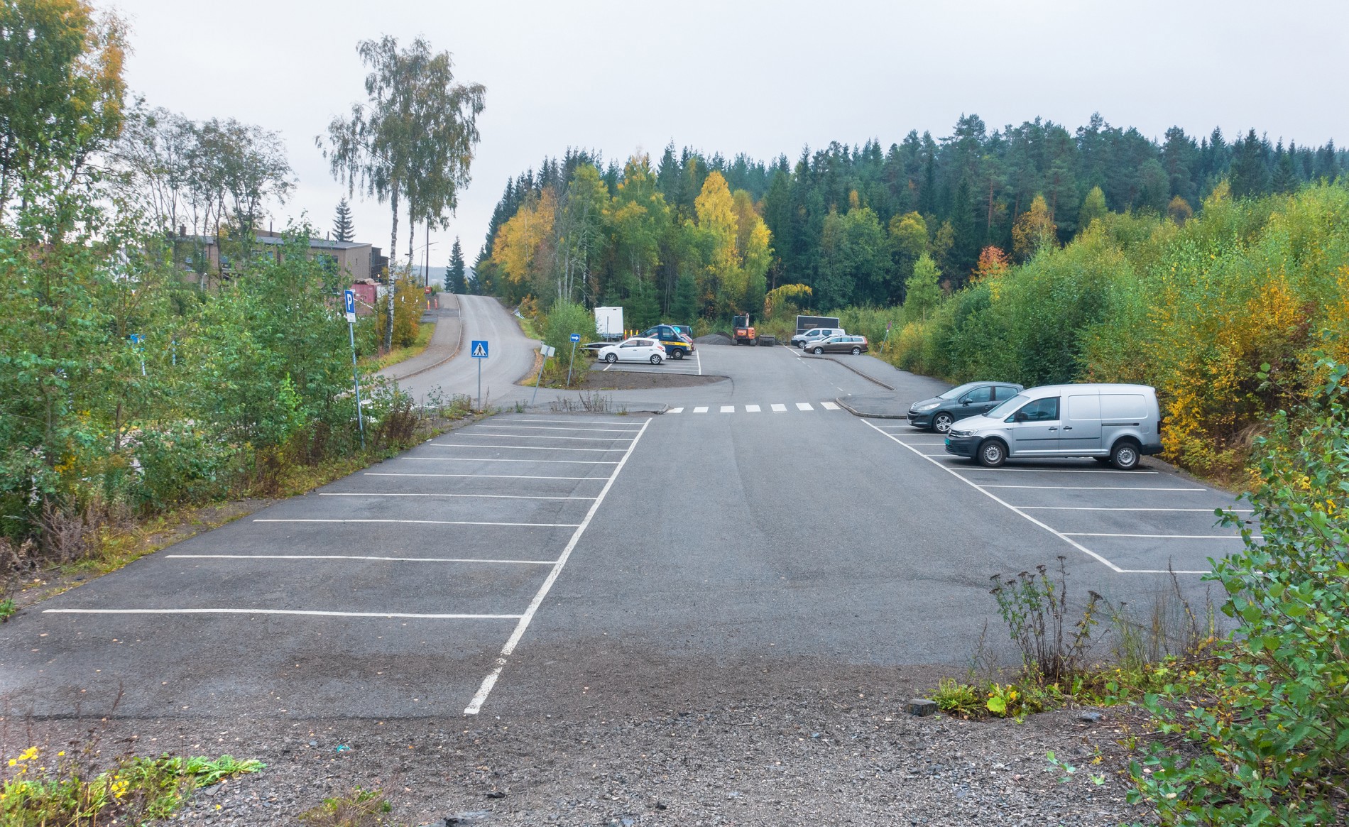 God plass ved Slattum skole