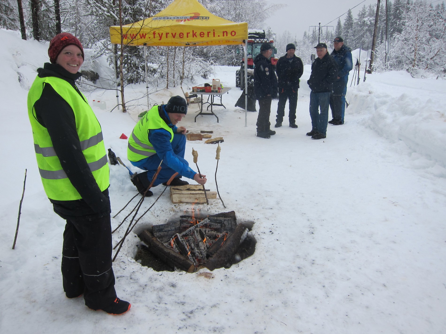 God service på Skrukli stasjon