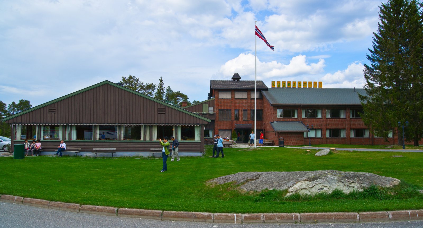 Godt besøk på Lygnasæter i dag