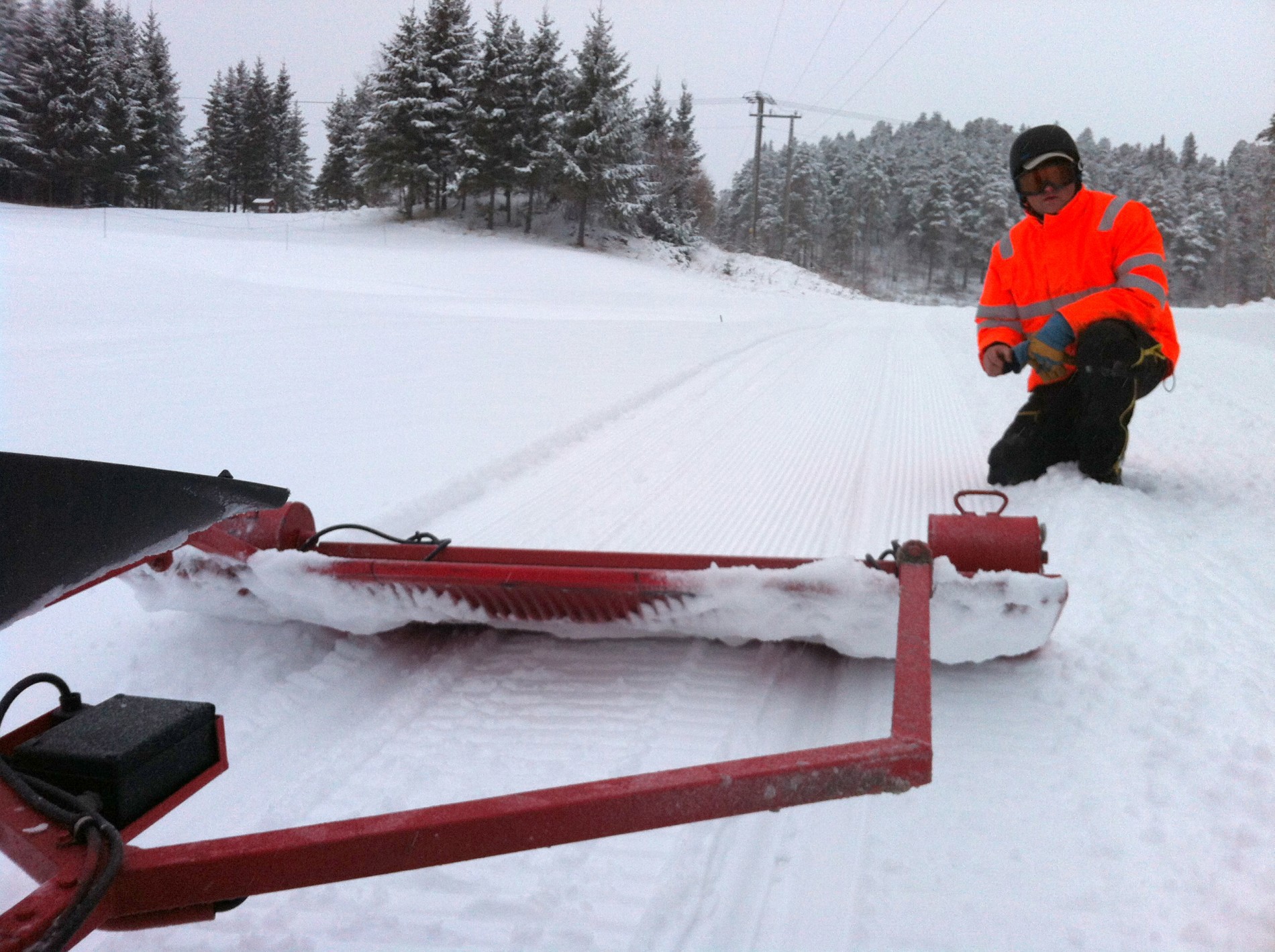 Golfbanen på Storøya har perfekt underlag