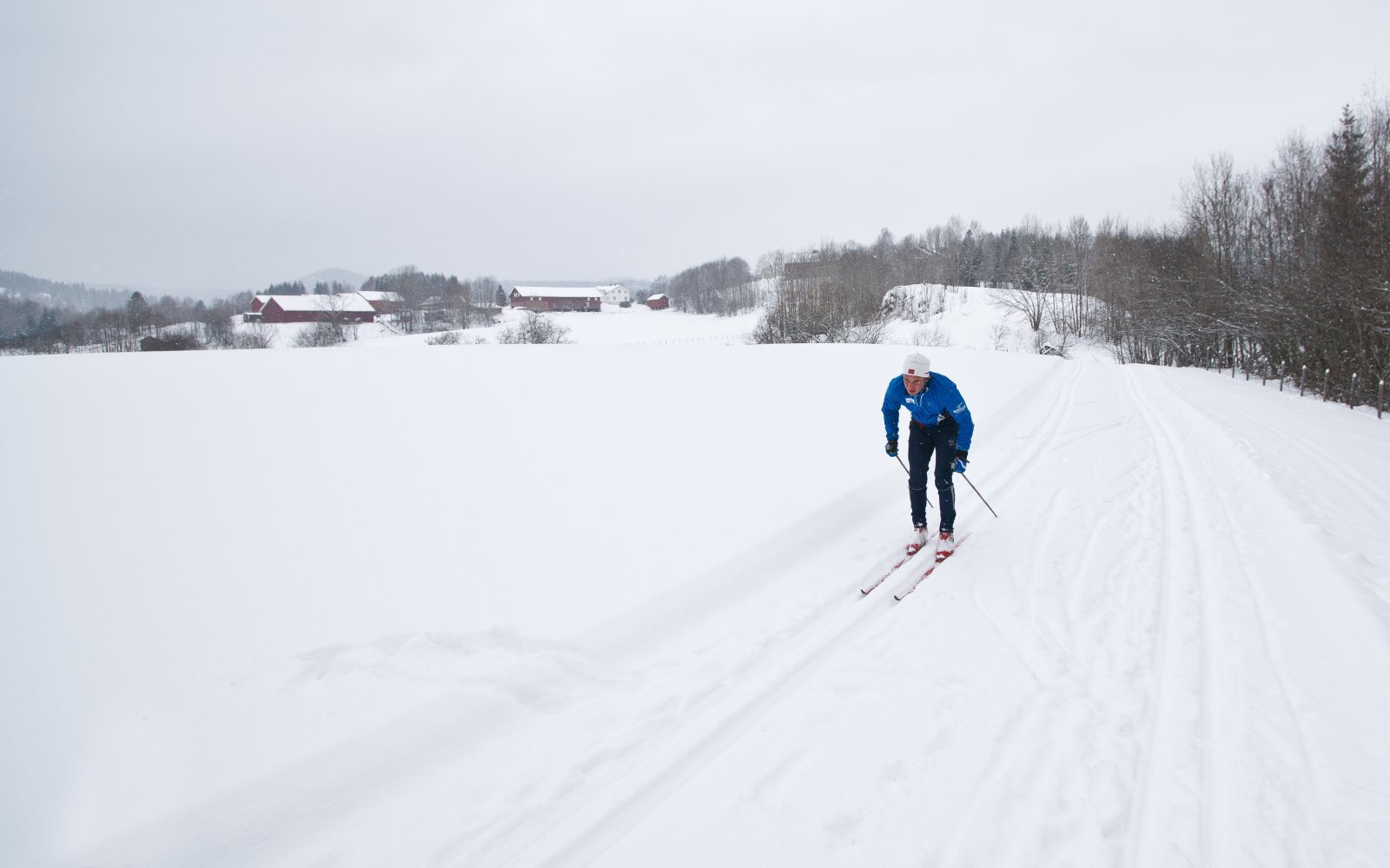 Grå dag, men fint føre