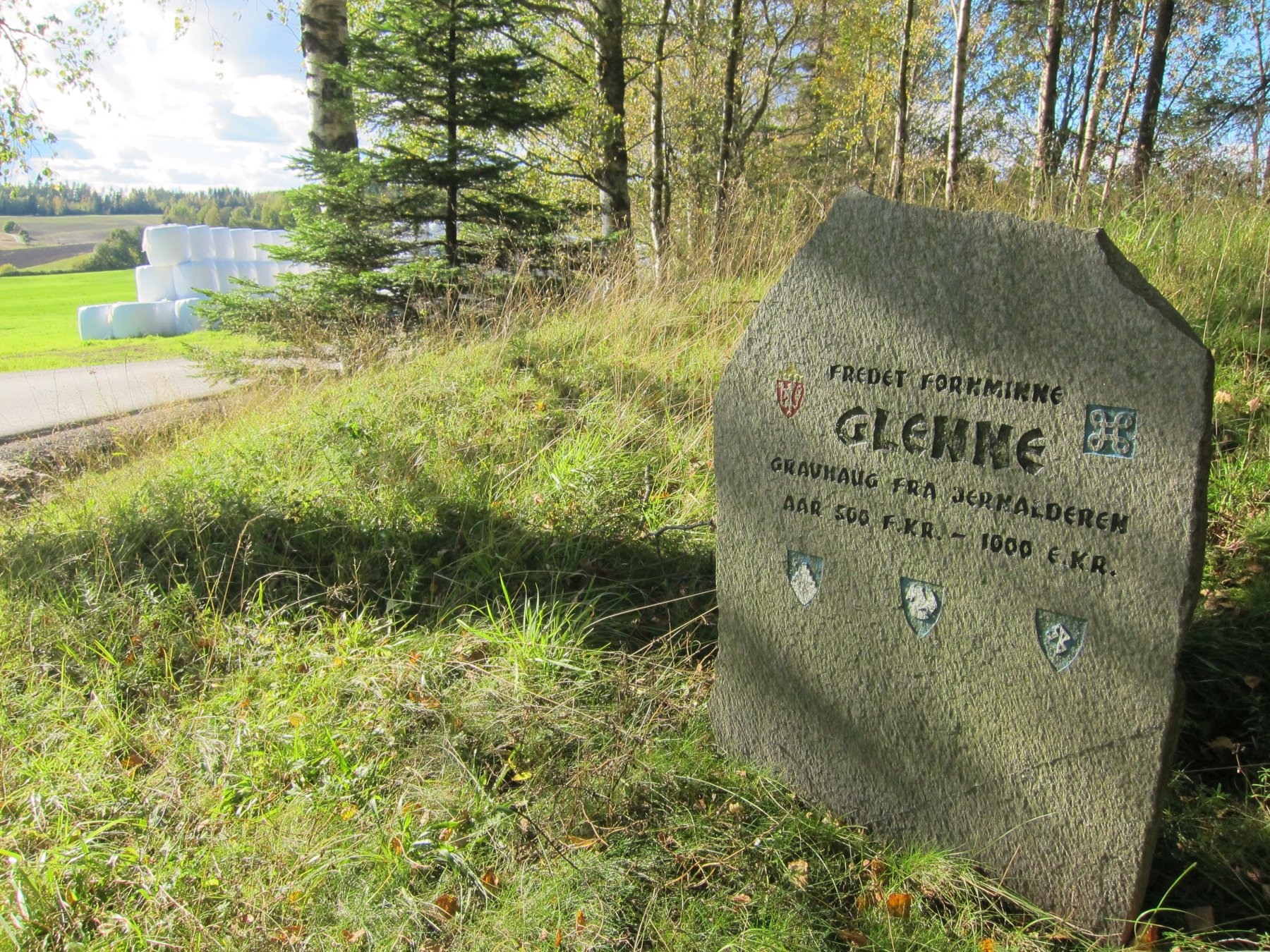 Gravhaugen på Glenne gård