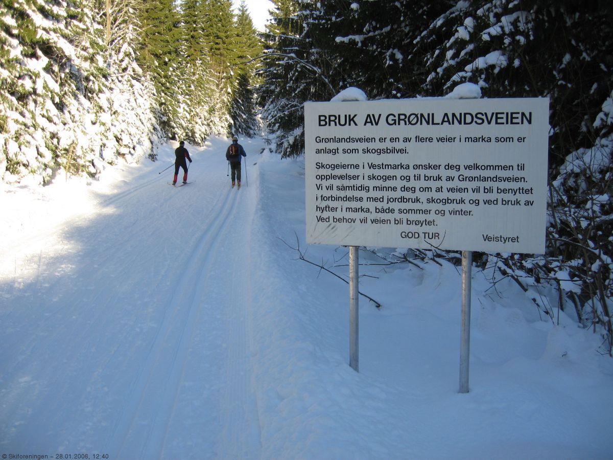 Grønlandsveien fra Vestmarksetra