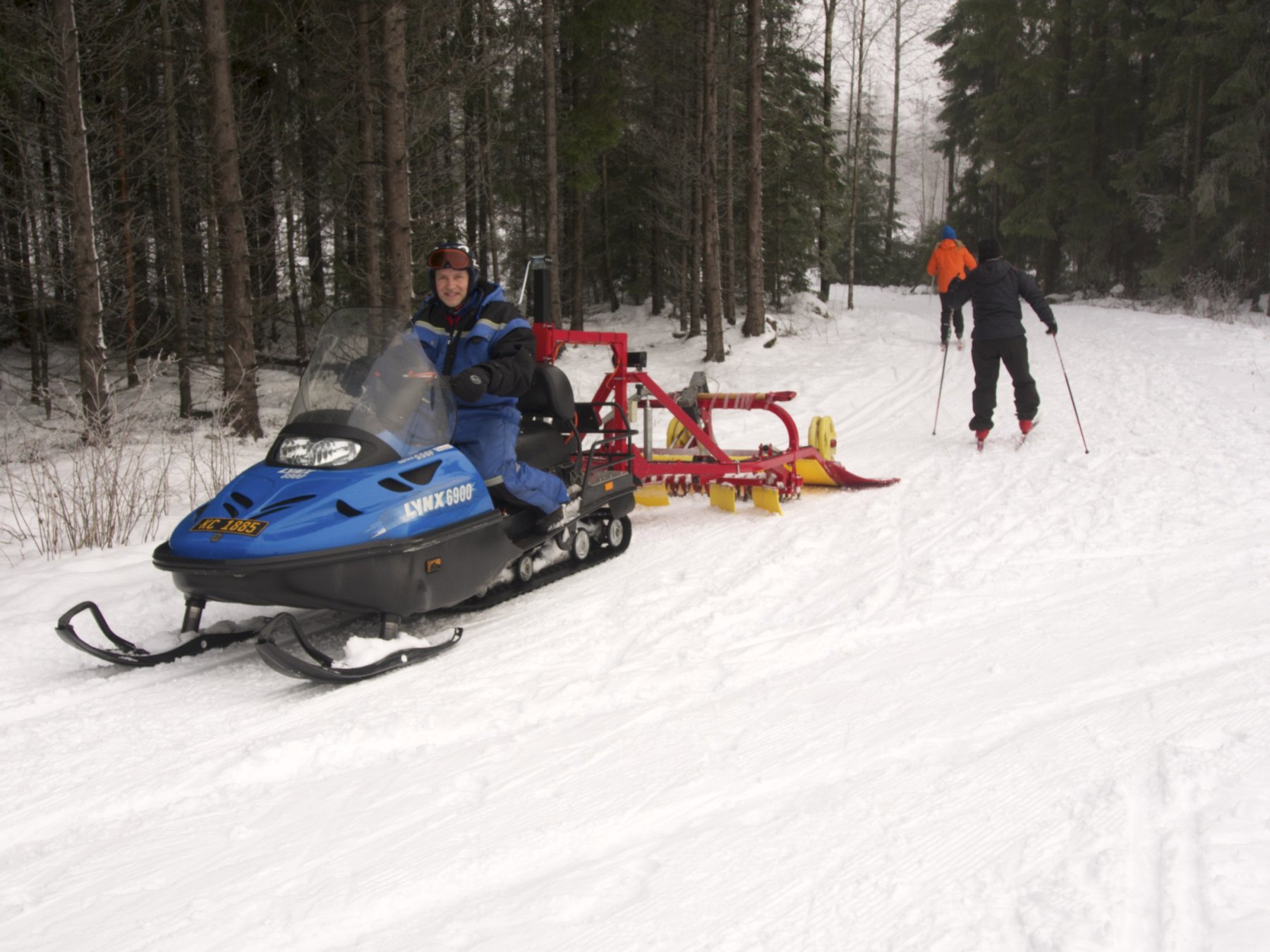 Herlig skisøndag i tidligløypene på Risil