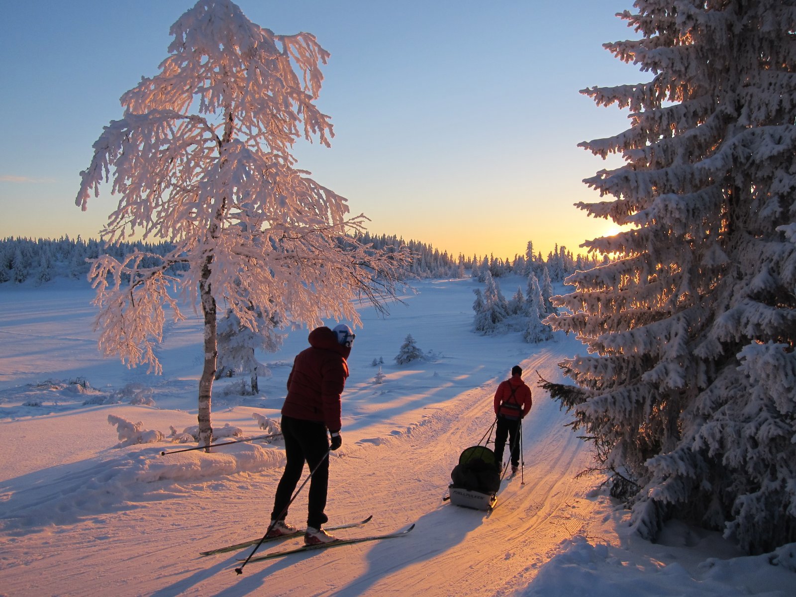 Hjemover fra Rausteinshytta