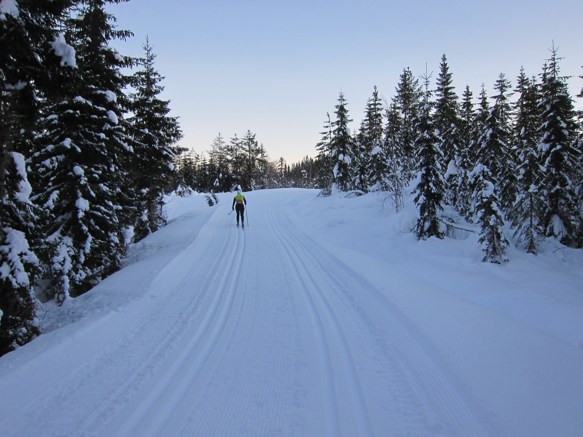 Hjemover mot Lynesvangen