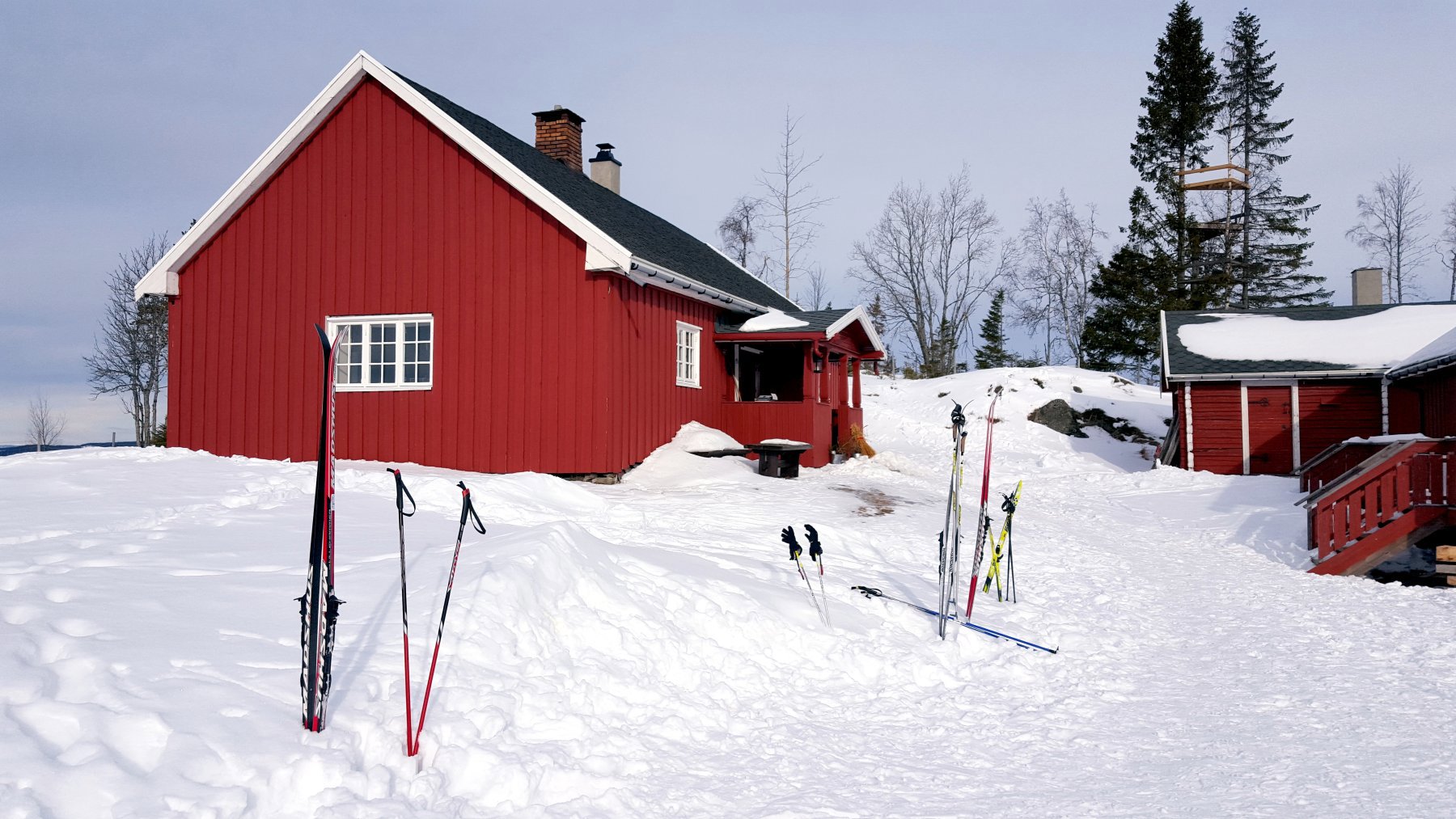Høgkorsplassen klar for besøk i vinterferien
