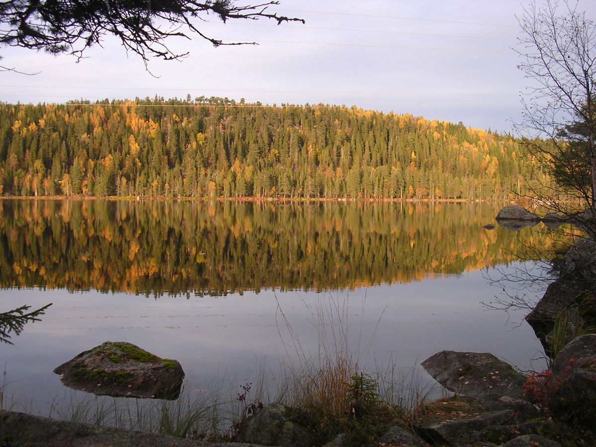 Høstlig idyll ved Bleiksjøen