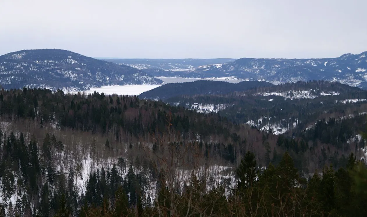 Hurumlandet sett fra Aukeåsen Hurumlandet sett fra Aukeåsen