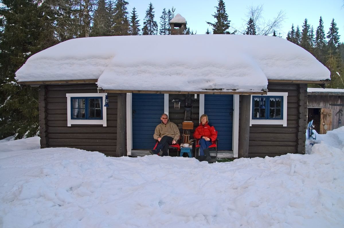 Hyttekos på Lomvoll