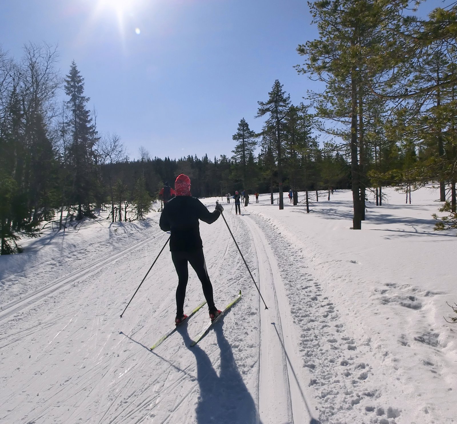 I åpent terreng ved Femputtene