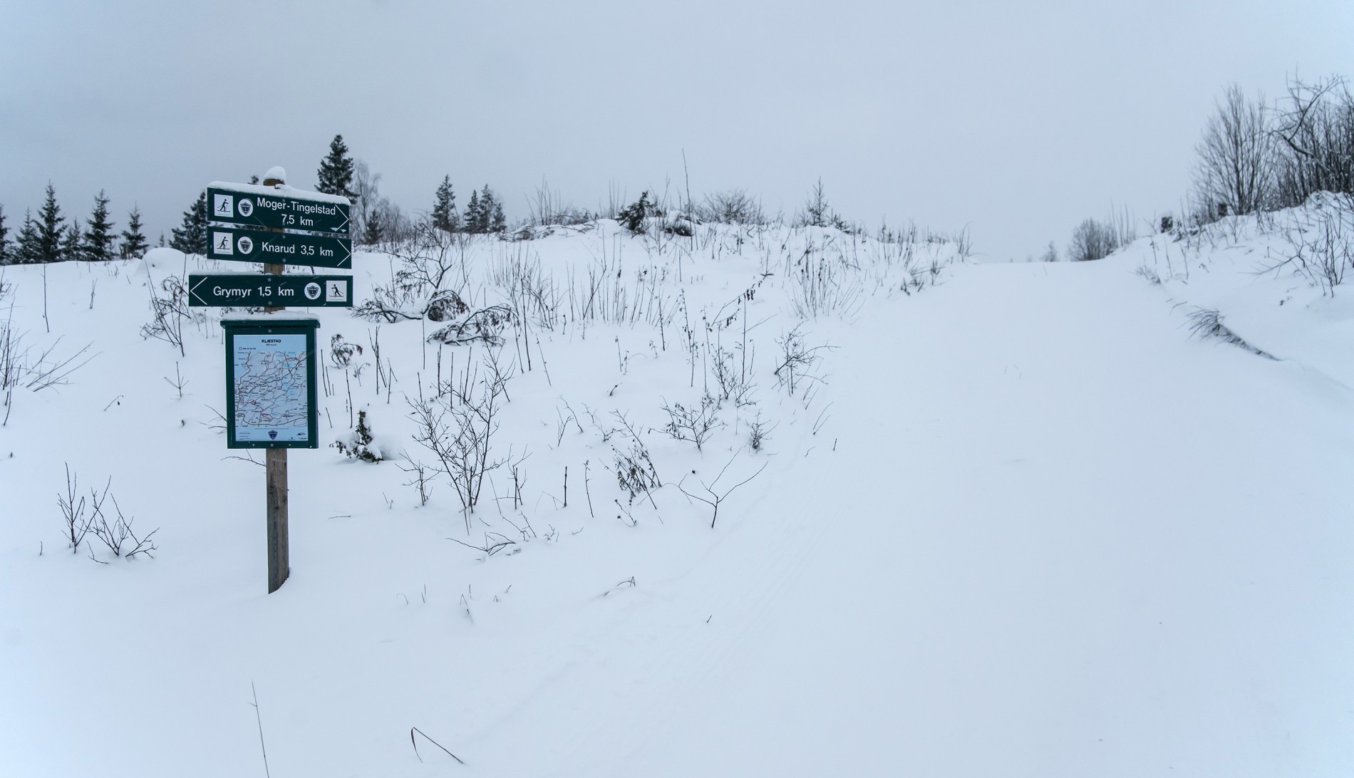 I blåtimen ved Klæstad