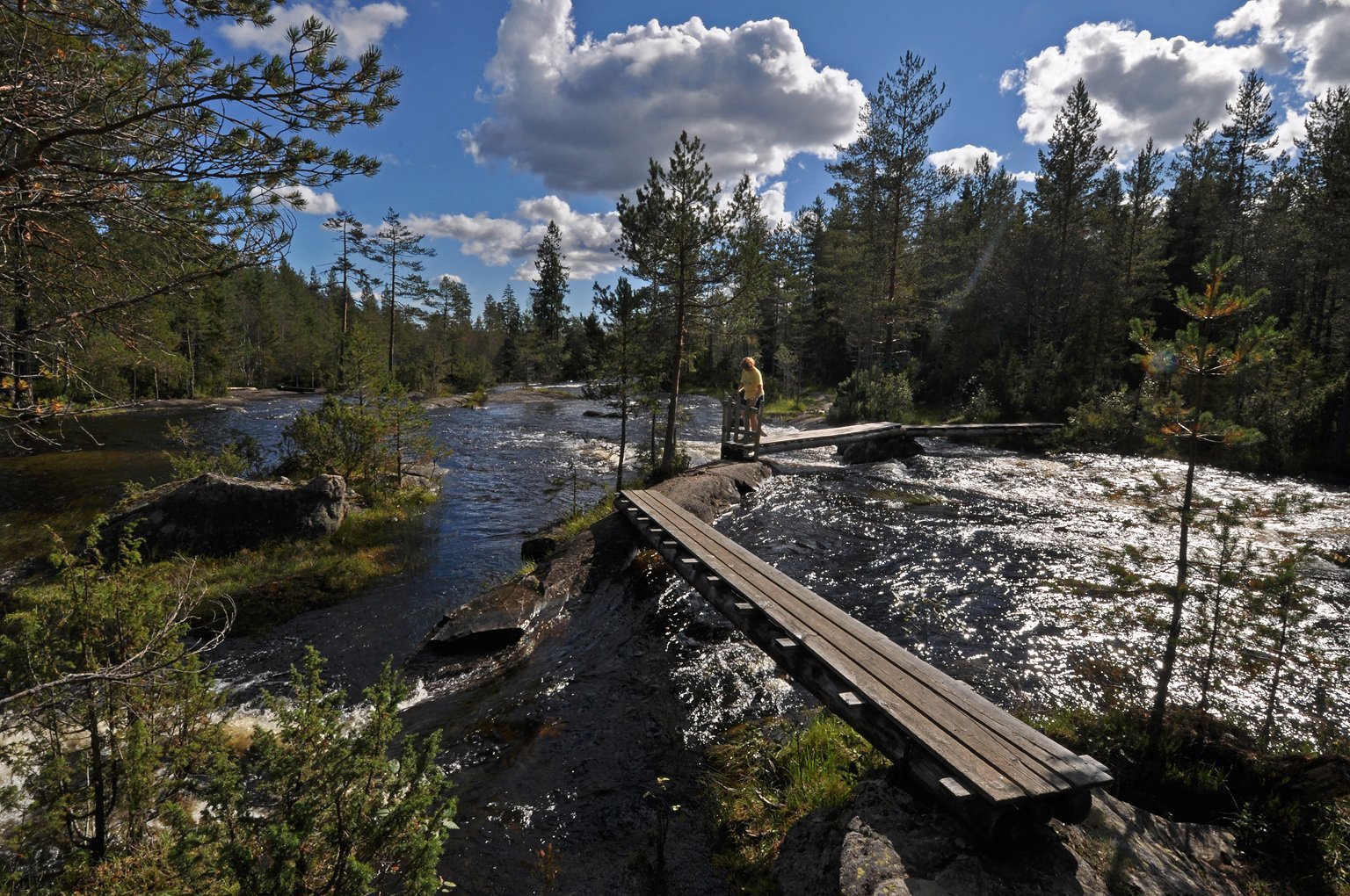I dag var det godt med en solid klopp!