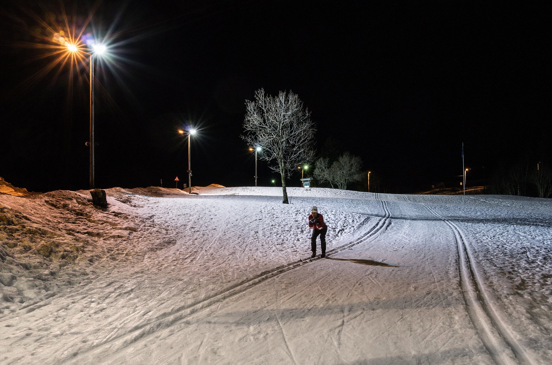 I lys ved Øvresetertjern