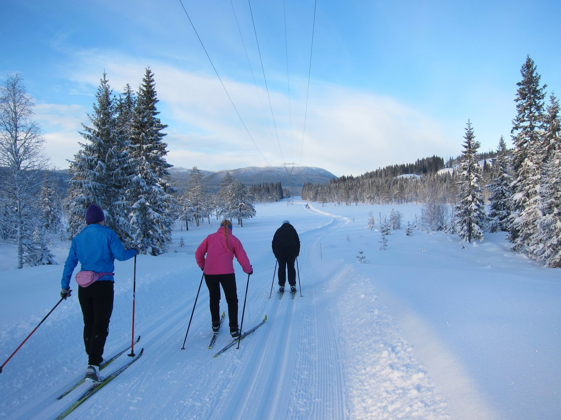 I ny løype på Totenåsen