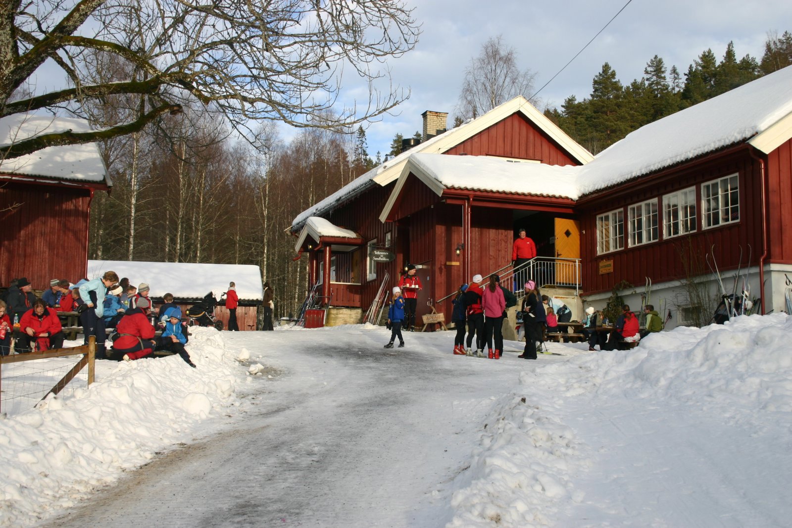 I solveggen på Sandbakken
