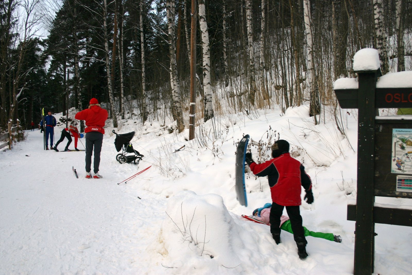 I sporet ved Kjelsås