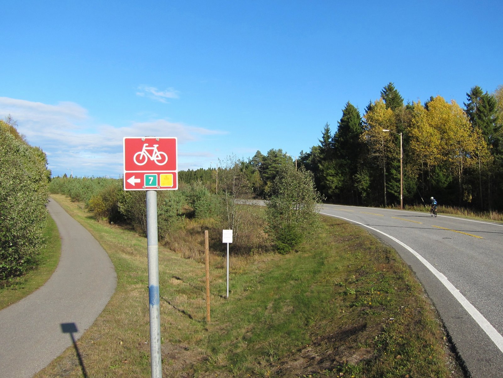 Ikke på sykkelveien, nei?