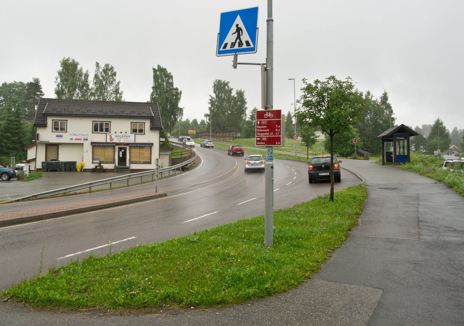 Ingen sykler på sykkeltraseen